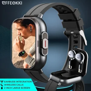 2 in 1 Built-in Smartwatch w Headphones