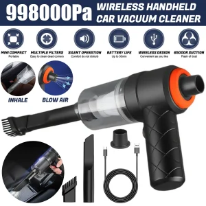 Mini Vacuum/blower for keyboard, car